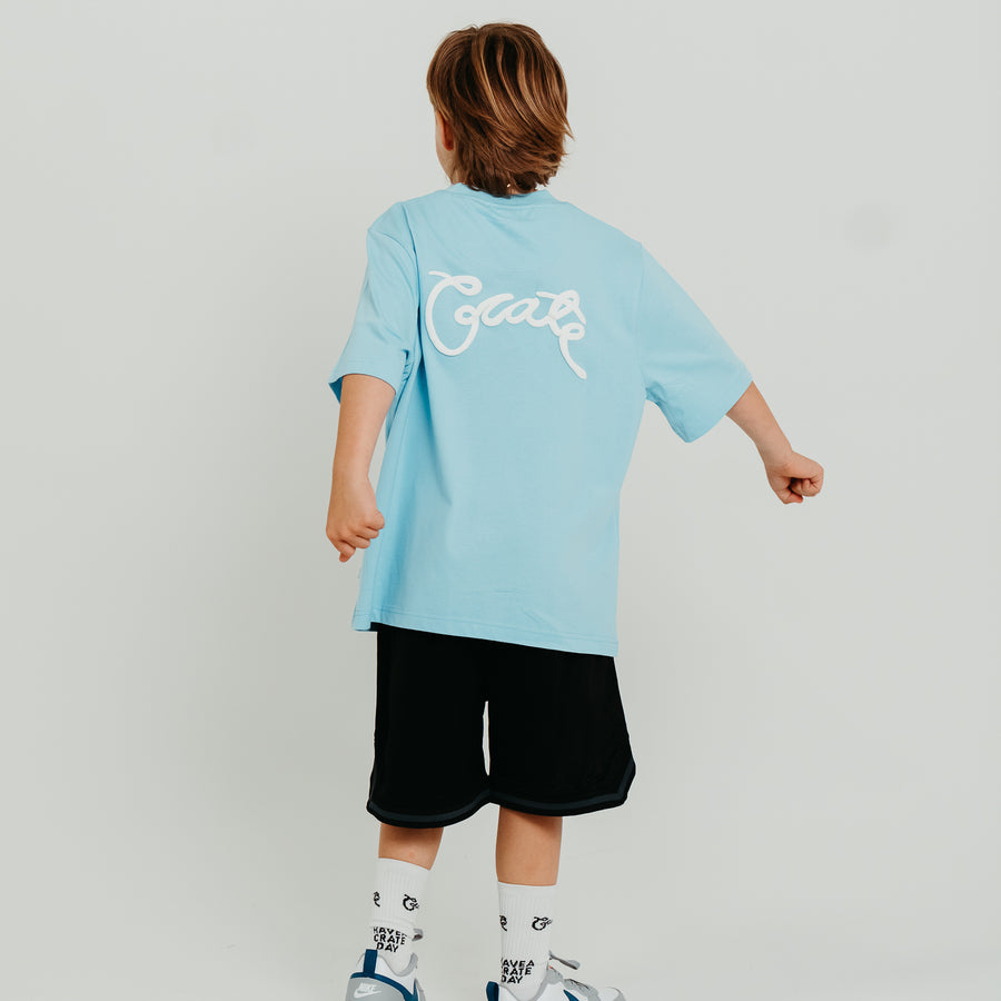 CRATE KIDS SCRIPTED BOX FIT T-SHIRT