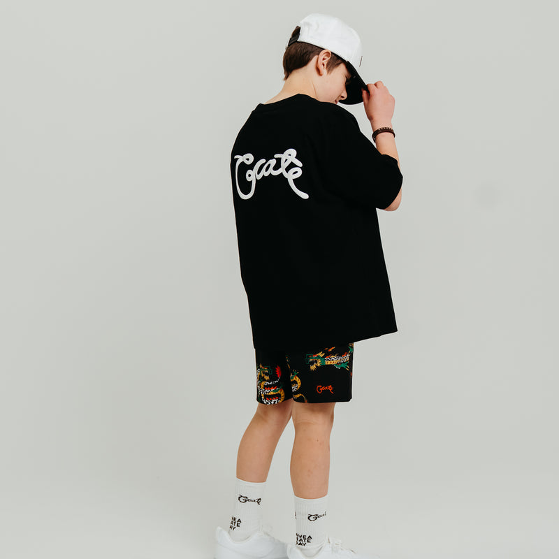 CRATE KIDS CHECK DRAGON SWIM SHORTS