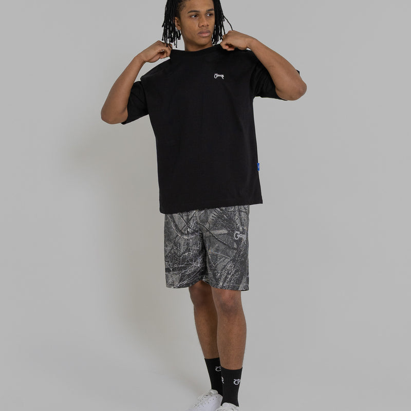 MEN'S BASIC SCRIPT BOX FIT T-SHIRT
