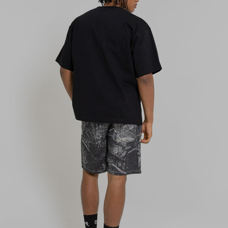 MEN'S BASIC SCRIPT BOX FIT T-SHIRT