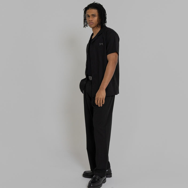 Crate Script Cuban Collar SS Shirt
