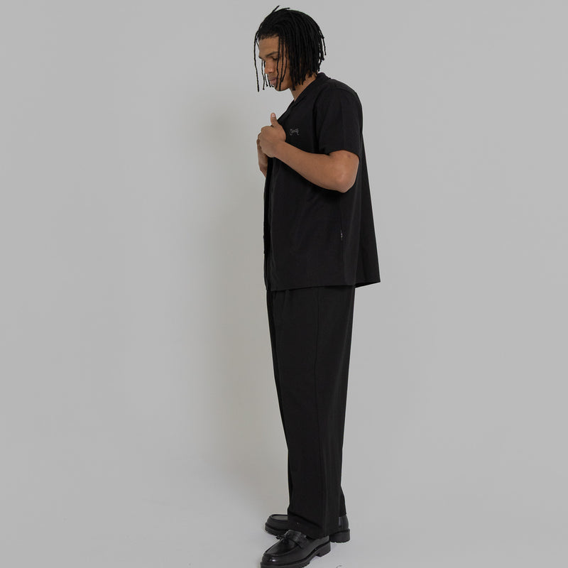 Crate Script Cuban Collar SS Shirt