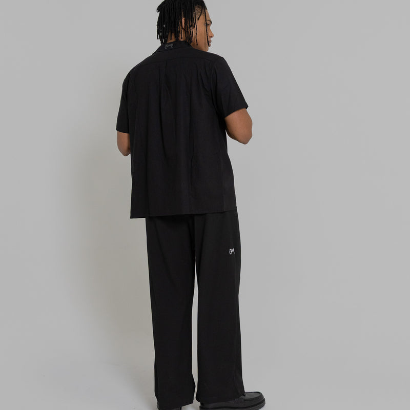Crate Script Cuban Collar SS Shirt