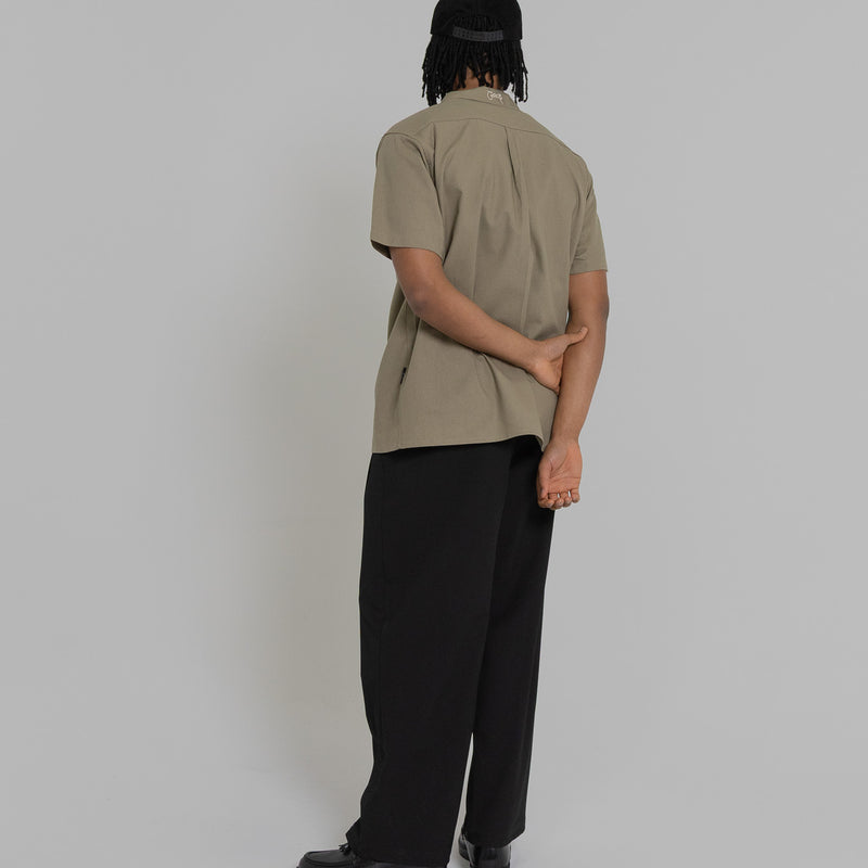 Crate Script Cuban Collar SS Shirt