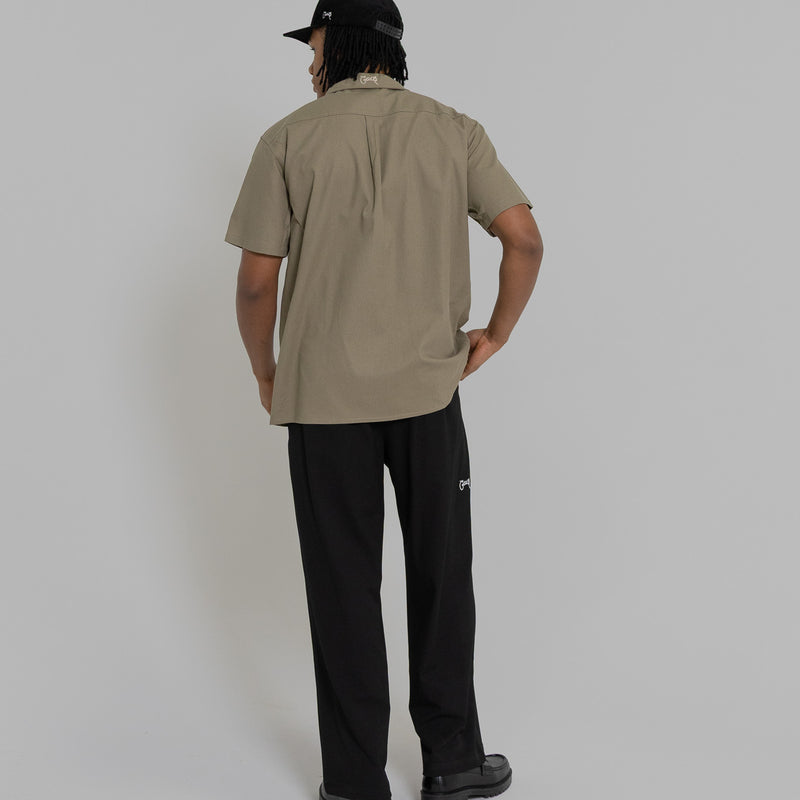 Crate Script Cuban Collar SS Shirt