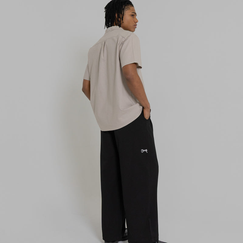 Crate Script Cuban Collar SS Shirt