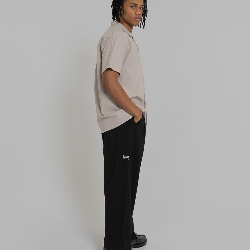 Crate Script Cuban Collar SS Shirt