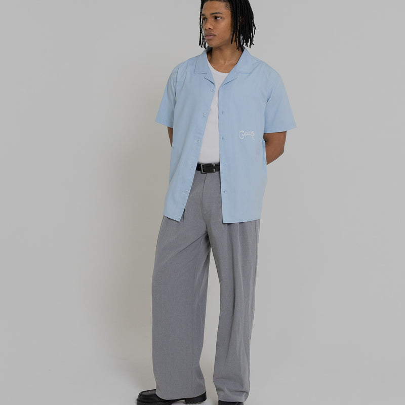 Crate Script Cuban Collar SS Shirt
