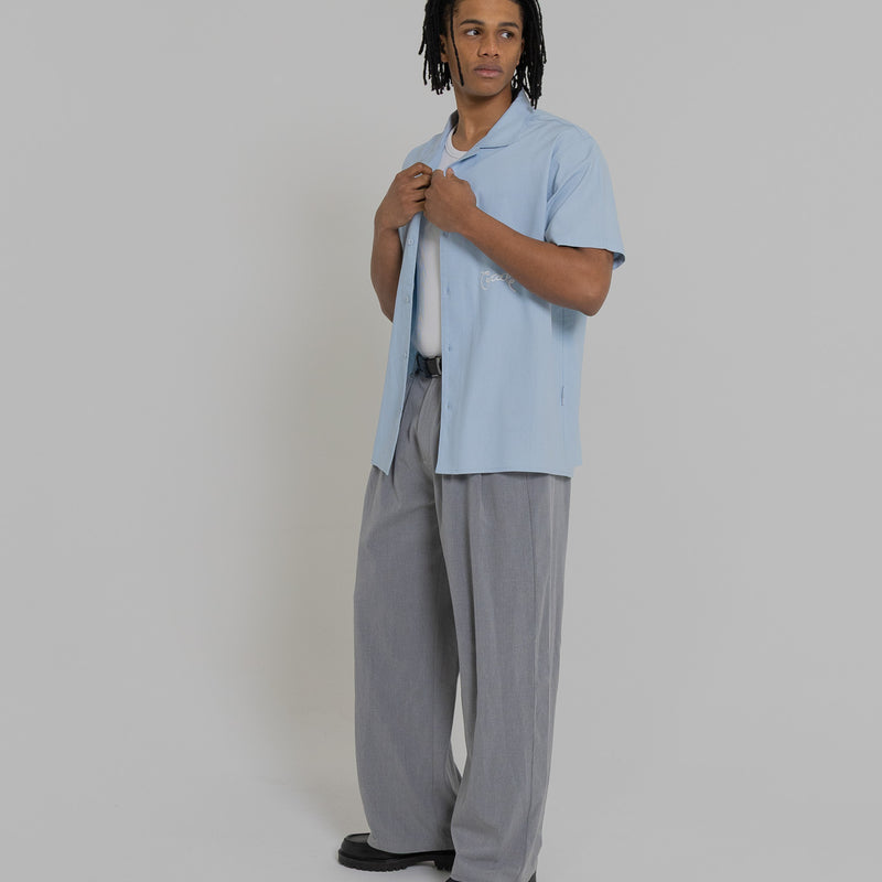 Crate Script Cuban Collar SS Shirt