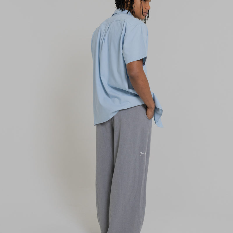 Crate Script Cuban Collar SS Shirt