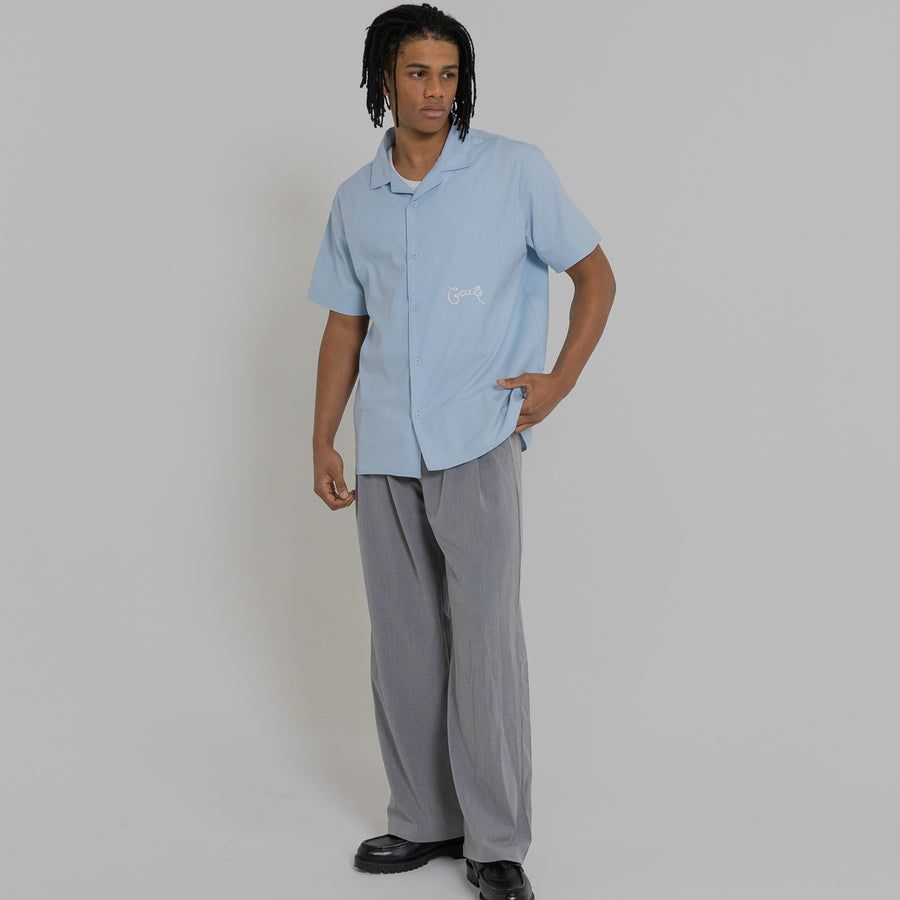 Crate Script Cuban Collar SS Shirt