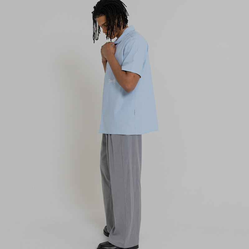 Crate Script Cuban Collar SS Shirt