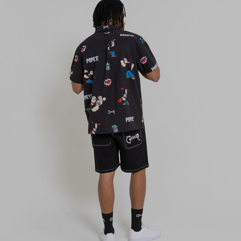 CRATE X POPEYE CUBAN COLLAR SHIRT