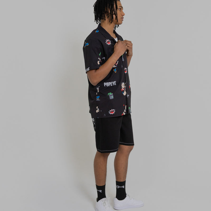 CRATE X POPEYE CUBAN COLLAR SHIRT