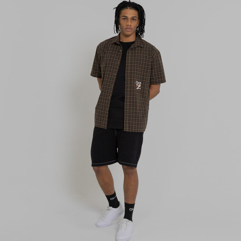 CRATE X POPEYE PLAID S/S SHIRT