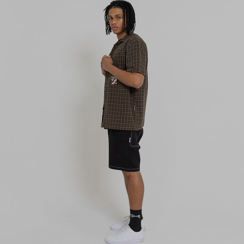 CRATE X POPEYE PLAID S/S SHIRT