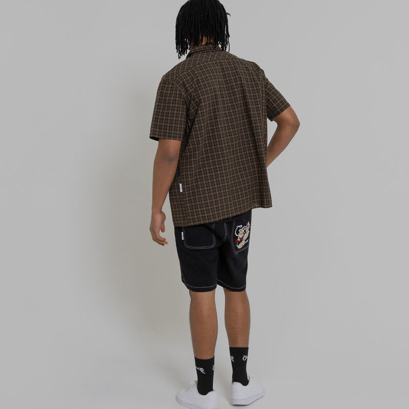 CRATE X POPEYE PLAID S/S SHIRT