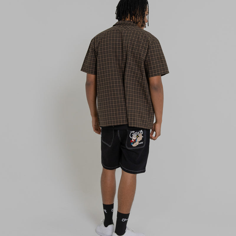CRATE X POPEYE PLAID S/S SHIRT