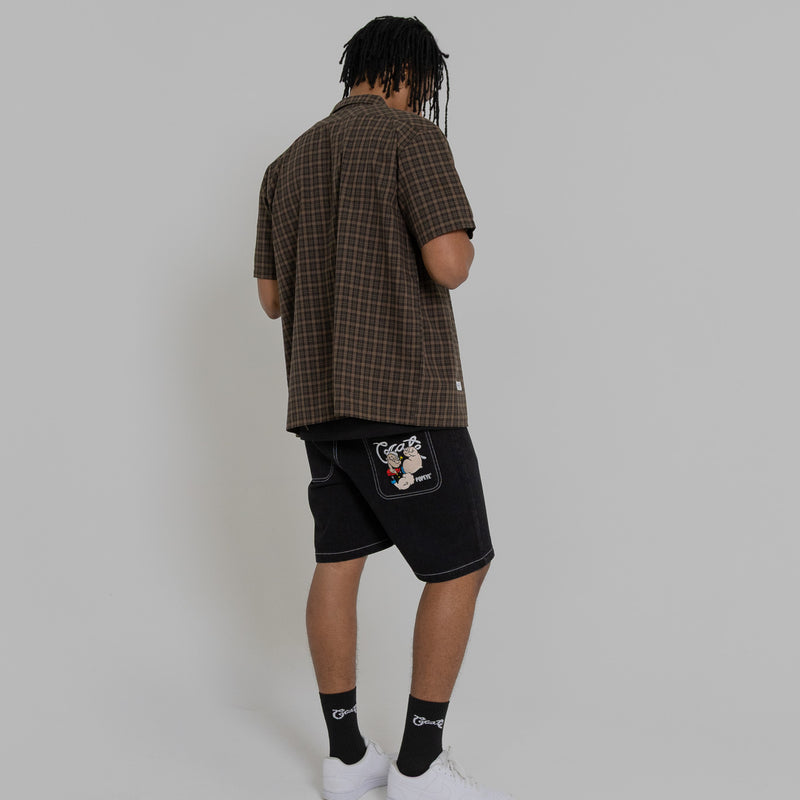 CRATE X POPEYE PLAID S/S SHIRT