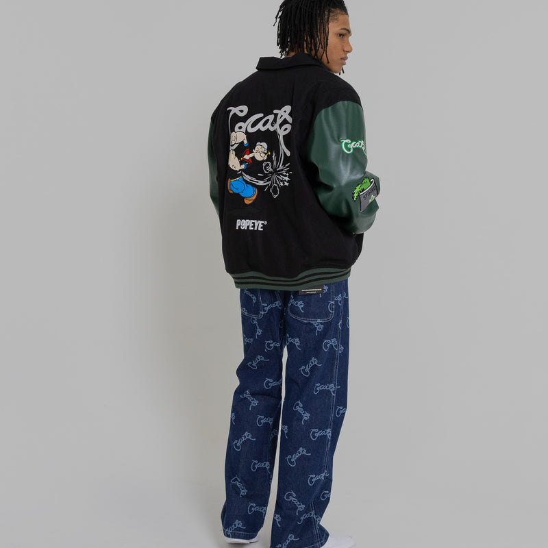 CRATE X POPEYE LETTERMAN JACKET