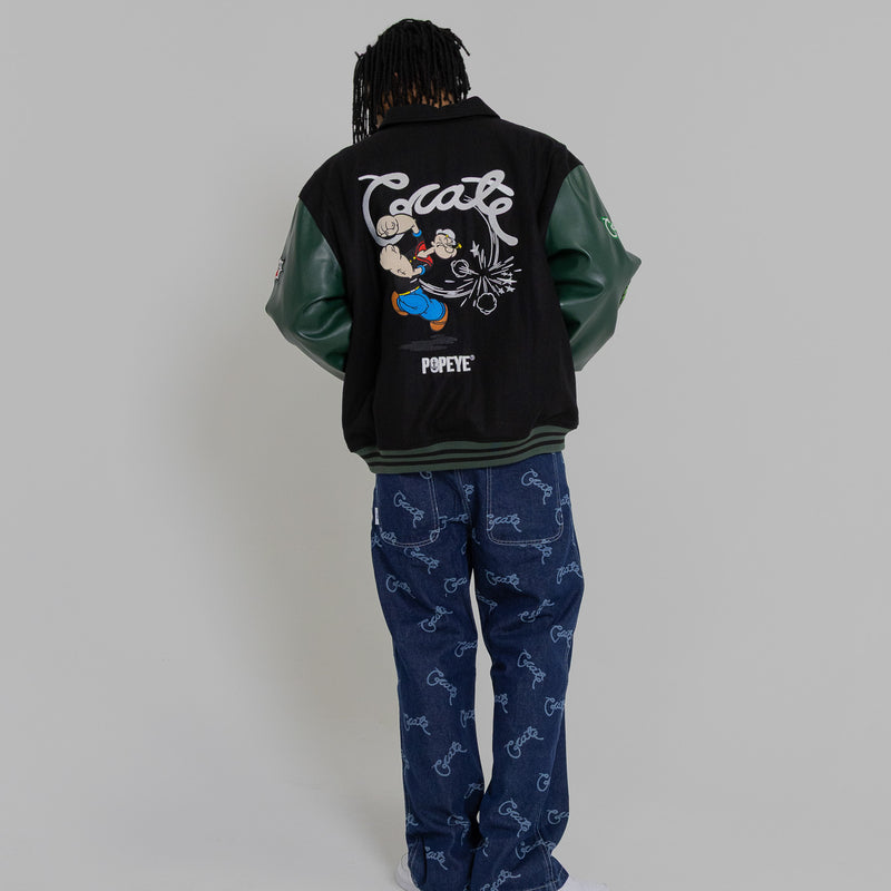 CRATE X POPEYE LETTERMAN JACKET