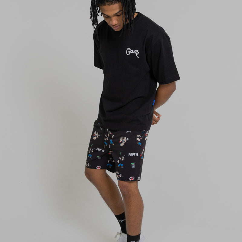 Crate X Popeye All Over Print Swim Shorts