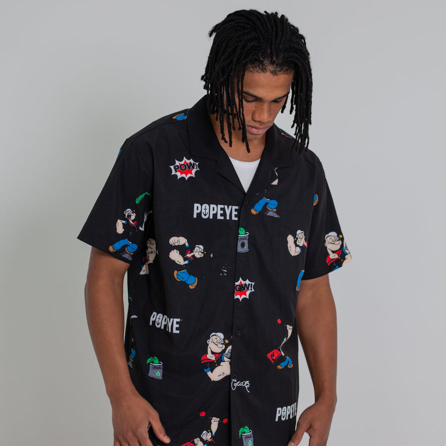 CRATE X POPEYE CUBAN COLLAR SHIRT