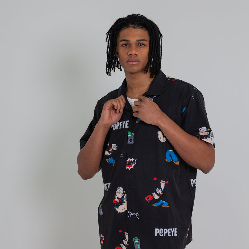 CRATE X POPEYE CUBAN COLLAR SHIRT