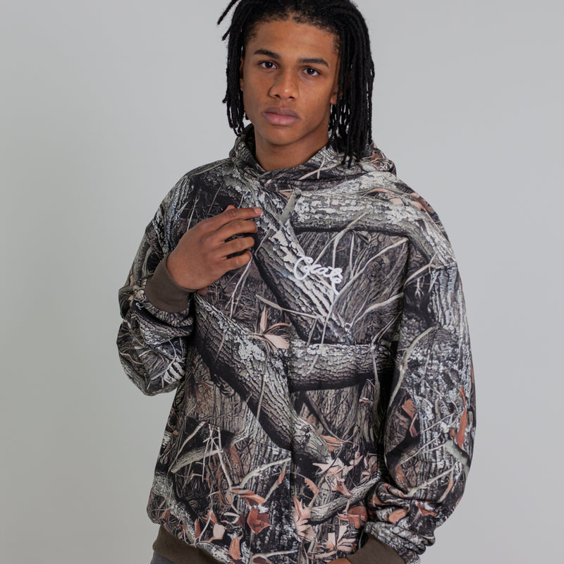 CRATE SCRIPTED BOX FIT HOODIE TREE CAMO