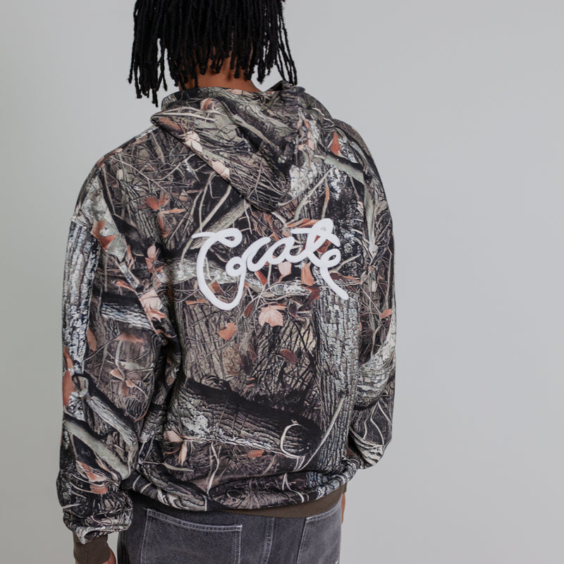 CRATE SCRIPTED BOX FIT HOODIE TREE CAMO