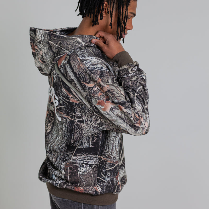 CRATE SCRIPTED BOX FIT HOODIE TREE CAMO