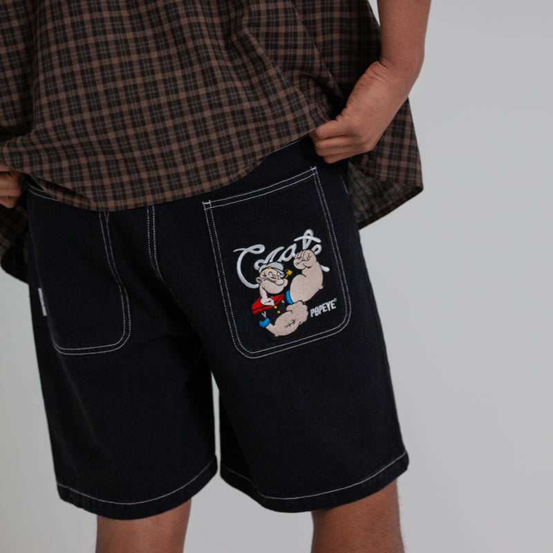 CRATE X POPEYE DENIM SHORTS