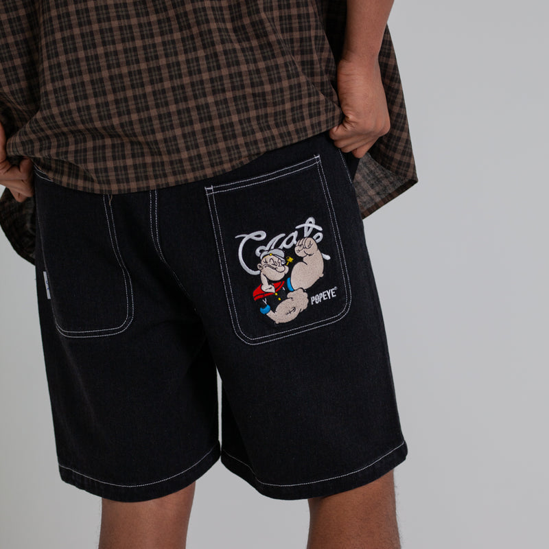 CRATE X POPEYE DENIM SHORTS