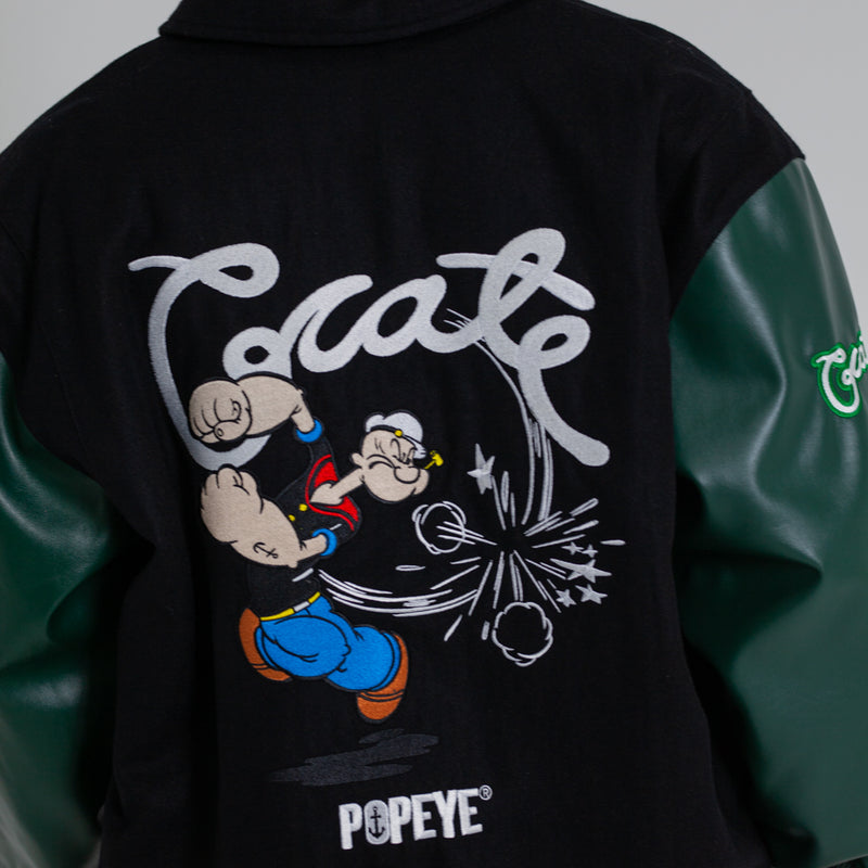 CRATE X POPEYE LETTERMAN JACKET