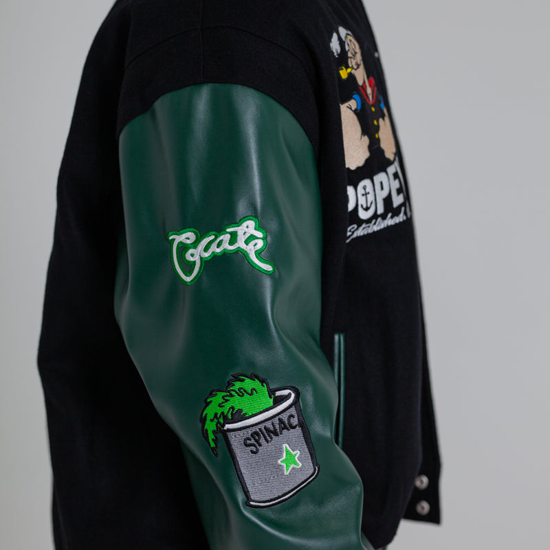 CRATE X POPEYE LETTERMAN JACKET