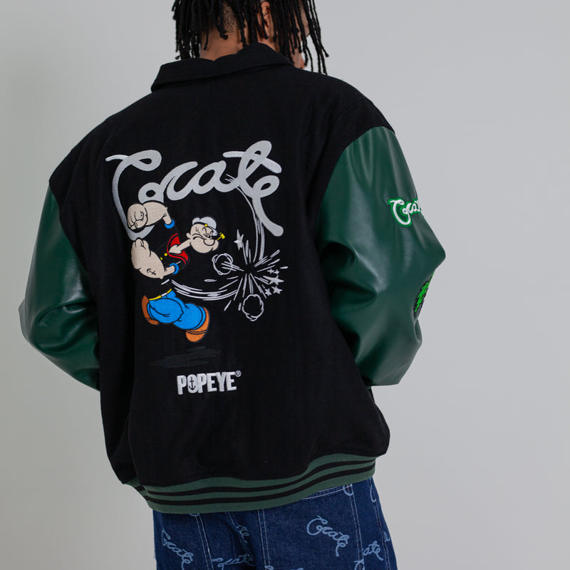 CRATE X POPEYE LETTERMAN JACKET