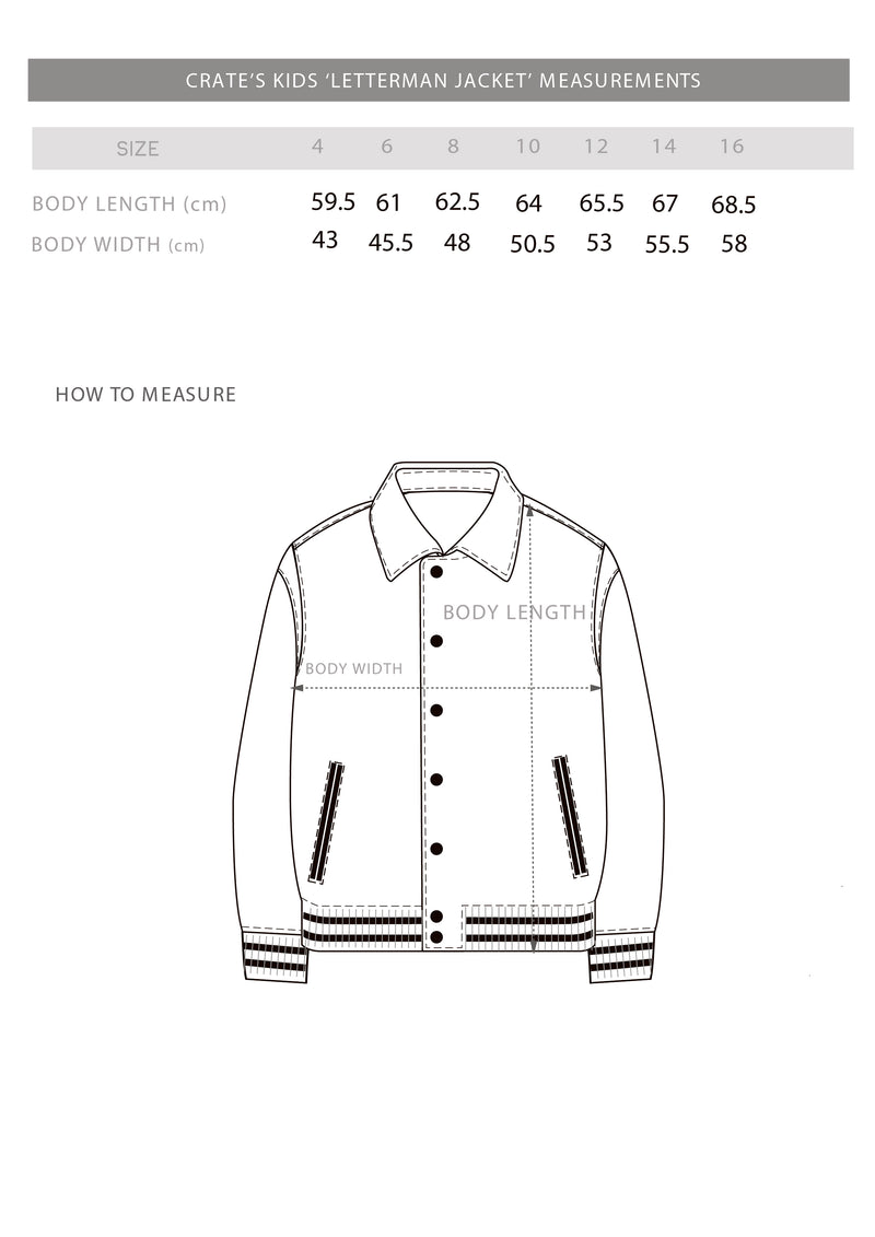 Kids Letterman jacket