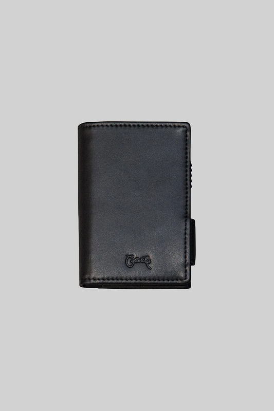 Crate Minimal Leather Wallet Black 2.0