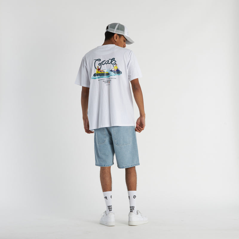 UNISEX BUMPER BOAT SCRIPT T-SHIRT