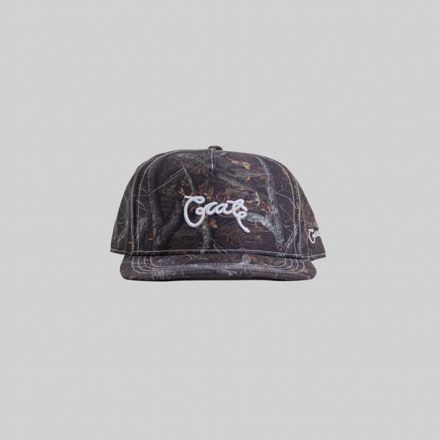Crate Scripted Tree Camo Snap Back