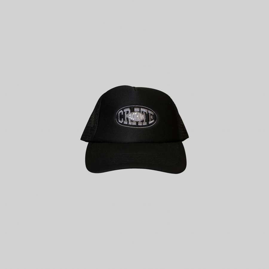 UNISEX OVAL VARSITY TRUCKER CAPS