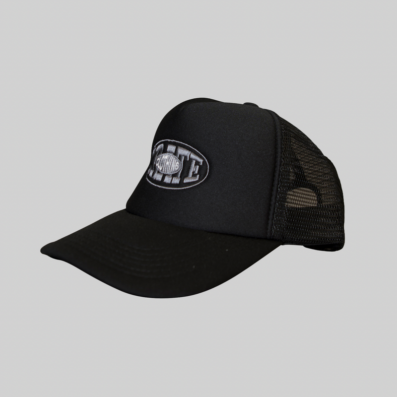 UNISEX OVAL VARSITY TRUCKER CAPS