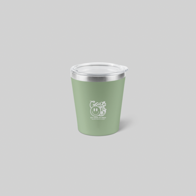Crate X Pargo 8oz Coffee Cup Green