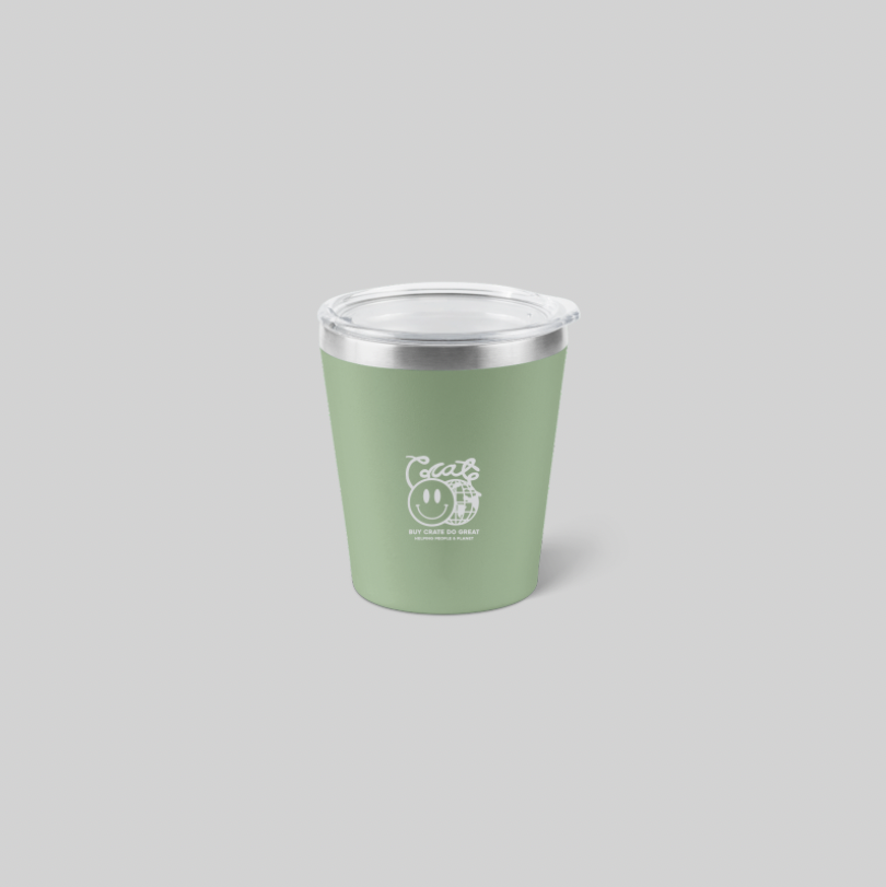 Crate X Pargo 8oz Coffee Cup Green