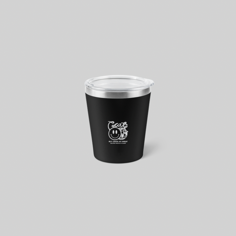 Crate X Pargo 8oz Coffee Cup Black