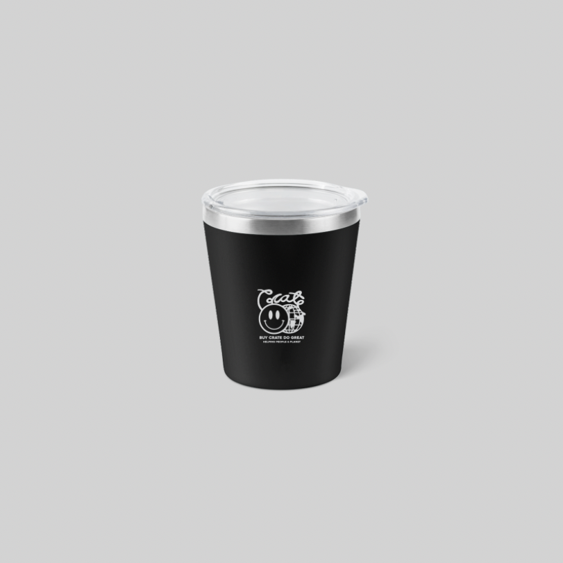 Crate X Pargo 8oz Coffee Cup Black