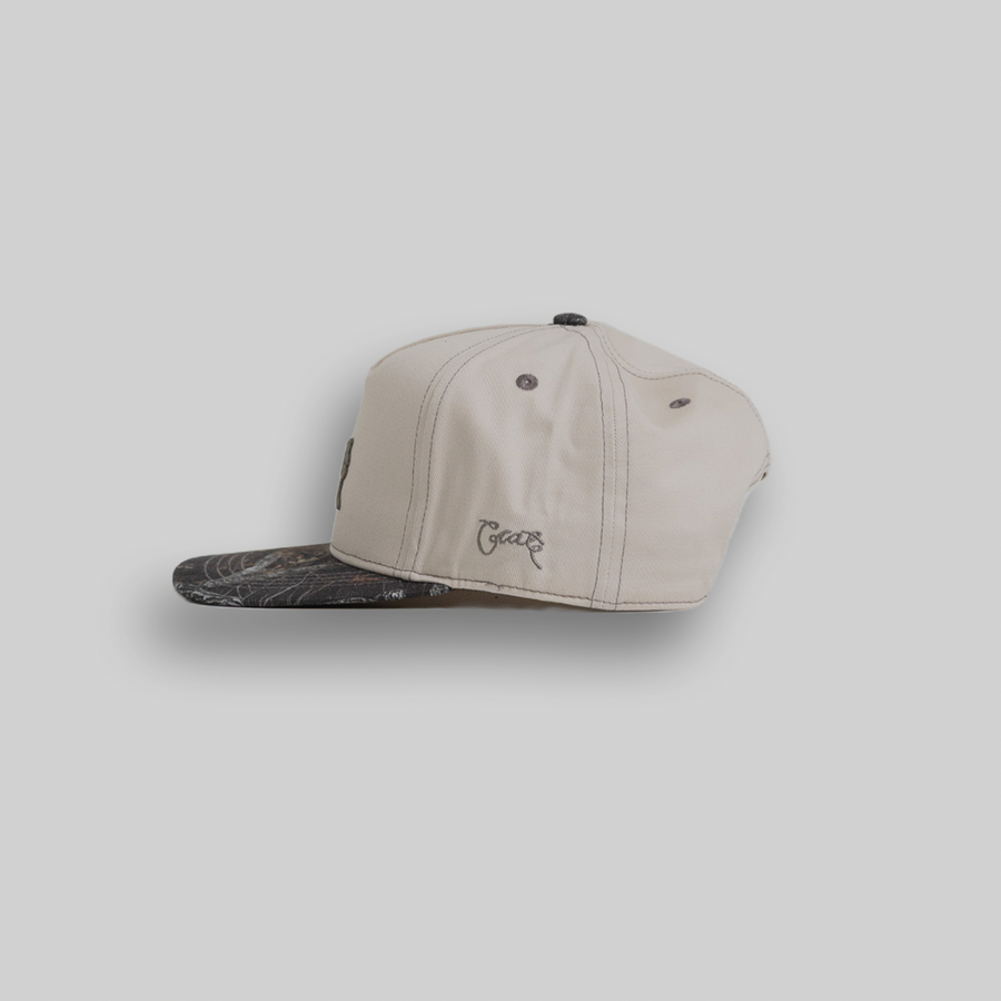 Crate Scripted Tree Camo Peak Snap Back