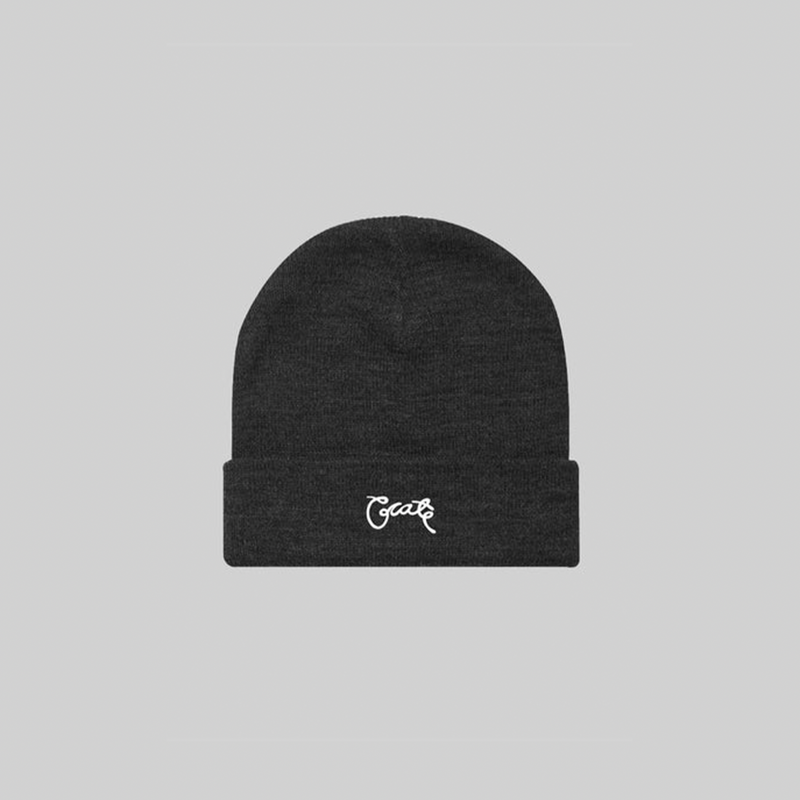 Unisex Scripted Beanie 50% Wool