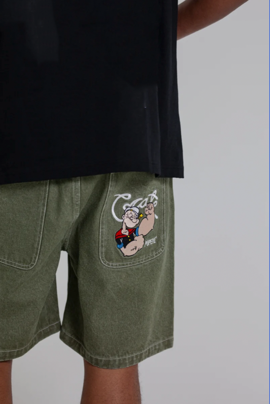 CRATE X POPEYE DENIM SHORTS