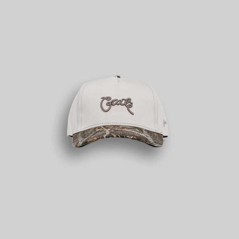 Crate Scripted Tree Camo Peak Snap Back